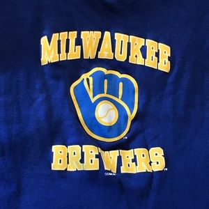 sideline apparel Tops - Blue Milwaukee Brewers tank sideline apparel Tops - Blue Milwaukee Brewers tank